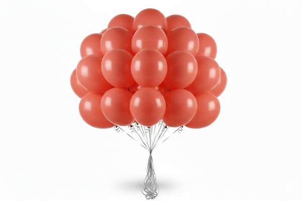 Set of 20 - Retro Orange Balloon مجموعه من ٢٠ بالون – برتقالي ريترو