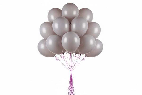 Set of 20 - Retro Sand White Balloon مجموعه من ٢٠ بالون – أبيض رملي ريترو