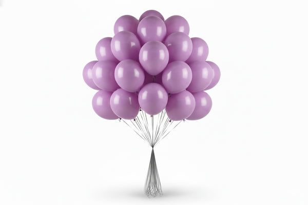 Set of 20 - Retro Taro Balloon مجموعه من ٢٠ بالون – بنفسجي تارو