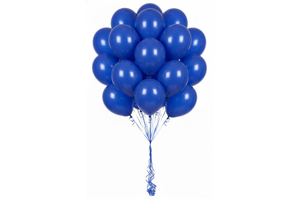 Set of 20 - Royal Blue Balloon مجموعه من ٢٠ – بالون أزرق ملكي