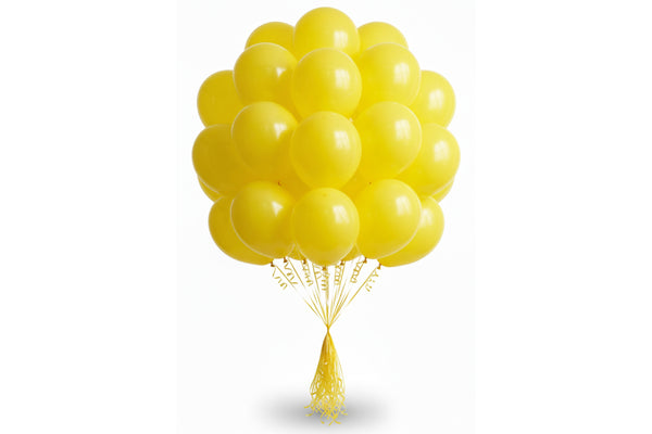 Set of 20 - Yellow Balloon مجموعه من ٢٠ – بالون أصفر