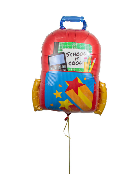 Backpack Shape Foil Balloon-بالونة على شكل حقيبة مدرسية