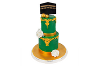 Two Tiered Eid Cake -  كيكة العيد