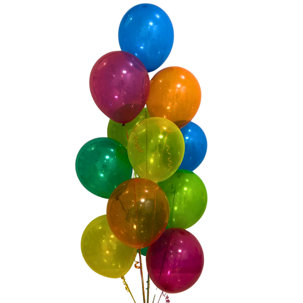 Colored Gemstone Latex Balloon Bouquet بوكيه من البالونات الملونه