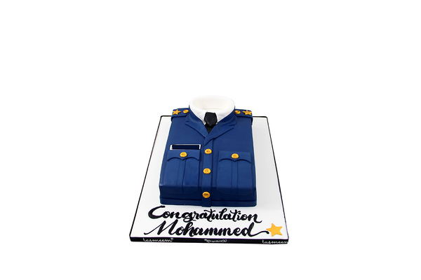 Uniform Design Cake IX - كيكه علي شكل زي