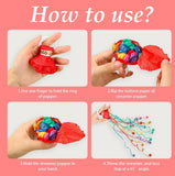 Hand-thrown Confetti Popper ادوات صغيره لليد تحتوي على قصاصات ورقيه ملونه