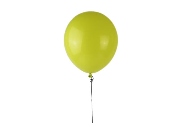 12" Retro Yellow Grass Green Latex Balloon -بالونات الاتكس