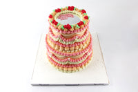 Two-Tiered Birthday Cake IV - IV كعكة عيد ميلاد من طبقتين