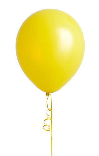 12" Yellow Latex Balloon بالون لاتكس حجم ١٢ بوصه - اللون اصفر