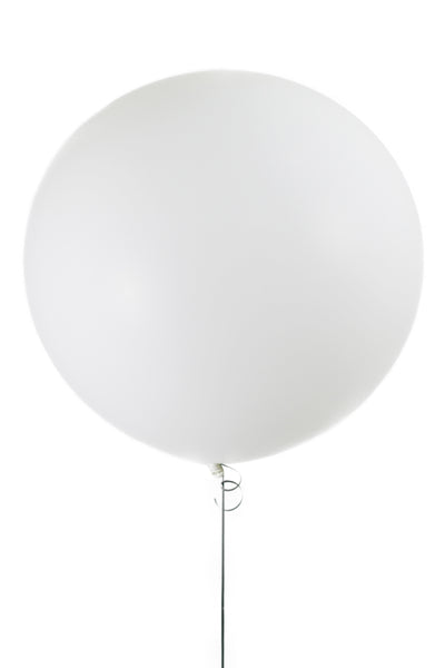 36" White Latex Balloon بالون ٣٦ بوصه - اللون ابيض