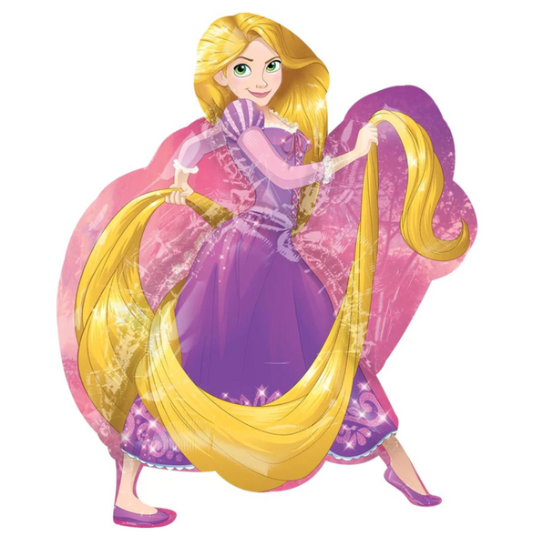 Princess Rapunzel Foil Balloon-بالون على شكل شخصيه كرتونيه