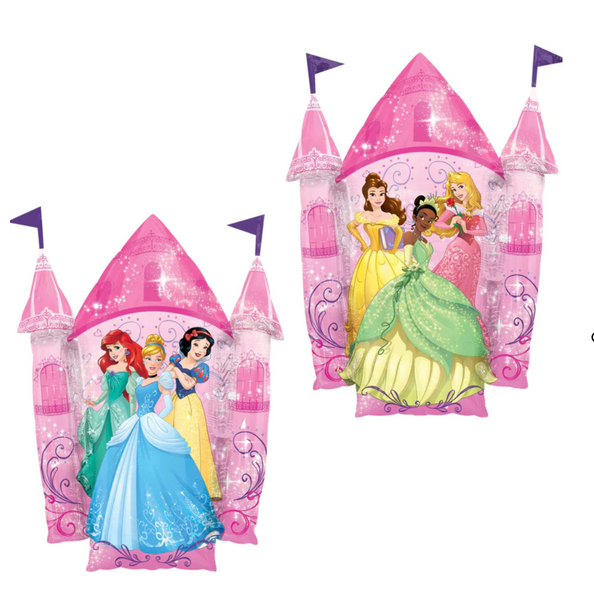 Princess Castle Foil Balloon-بالون على شكل شخصيه كرتونيه