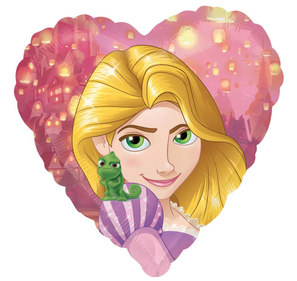 Rapunzel Heart Foil Balloon-بالون على شكل شخصيه كرتونيه