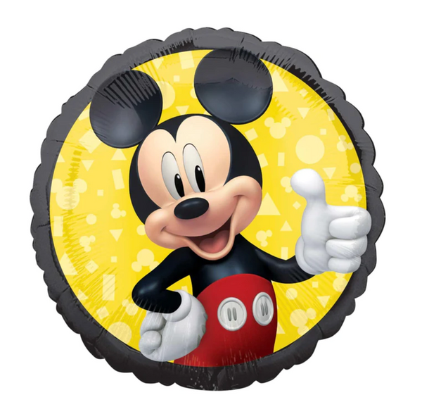 Mickey Mouse Round Foil Balloons-بالون على شكل شخصيه كرتونيه