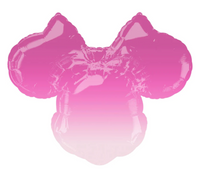 Minnie Mouse Ombre Foil Balloons-بالون على شكل شخصيه كرتونيه