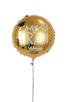 Gold Graduation Foil Balloon بالونه تخرج باللون الذهبي