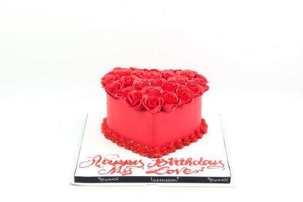 Hearty Red Cake -  كيكة على شكل قلب