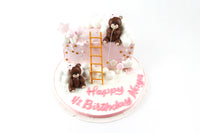 Half Birthday Design Cake II - كيكة يوم ميلاد