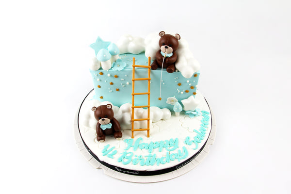 Half Birthday Design Cake I - كيكة يوم ميلاد