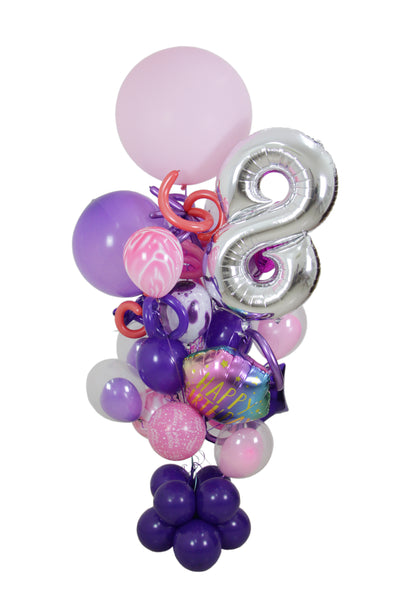 Purple Birthday Balloon بالونات يوم ميلاد بنفسجية