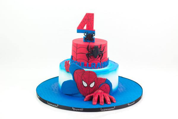 Two-Layered Hero Character Cake  كيكة البطل الخارق