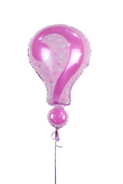 Question Mark Gender Reveal Foil Balloon بالونه على شكل علامة استفهام