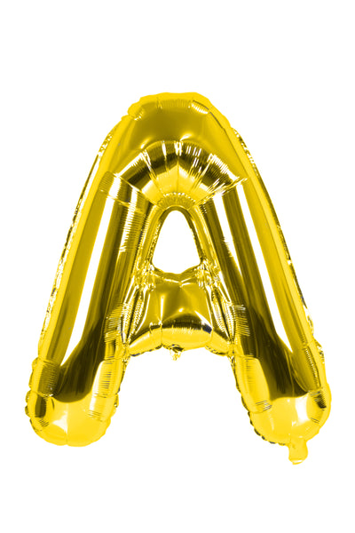 Letter "A" Gold Foil Balloon - حرف A ذهبى فويل بالون