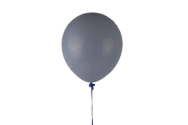 12" Macaron Gray Latex Balloon-بالونات الاتكس