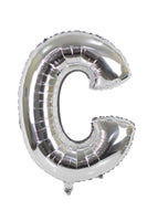 Letter "C" Silver Foil Balloon -حرف C سيلفر فويل بالون
