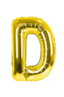 Letter "D" Gold Foil Balloon -حرف D ذهبى فويل بالون
