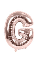Letter "G" Rose Gold Foil Balloon-حرف G روز جولد فويل بالون