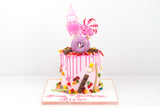 Candy Land Drip Cake - كيكة عالم الحلويات