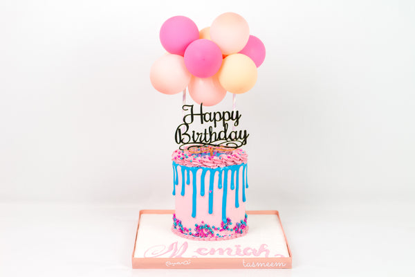 Sprinkled Balloon Cake l - كيكة يوم ميلاد