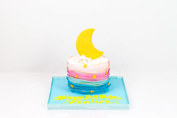 Moon Dreamer Cake I - كيكة مزينة بقمر