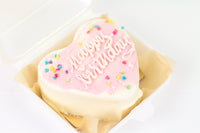 Birthday heart shaped cake -كيكه يوم ميلاد على شكل قلب