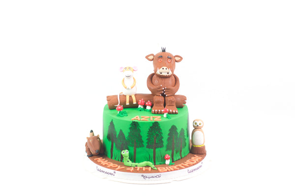Forest Animal Birthday Cake - كيكة يوم ميلاد
