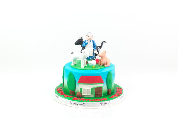 Granny Farm Birthday Cake - كيكة يوم ميلاد