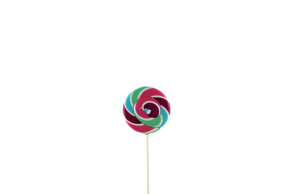 Twirly Rainbow Lollipop - مصاصة دائرية بالوان الطيف