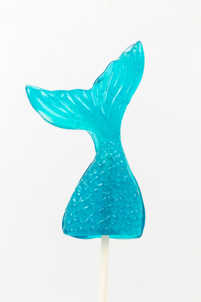 Mermaid Tail Blue Lollipop  - مصاصة عروسة البحر الزرقاء