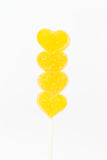 Yellow Heart  Candy Bubblets on Stick - حلوى القلب الاصفر مع العصى