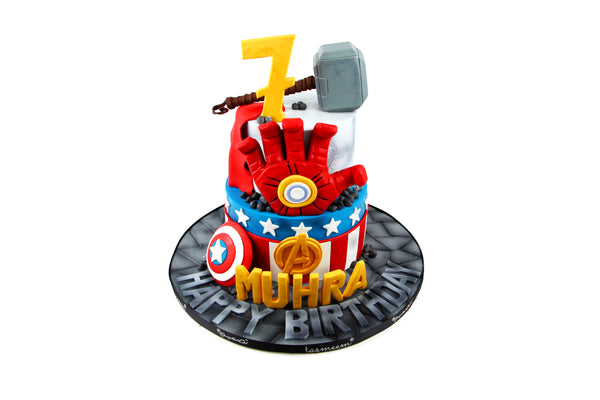 Super Heroes Birthday Cake IV - كيكة البطل الخارق