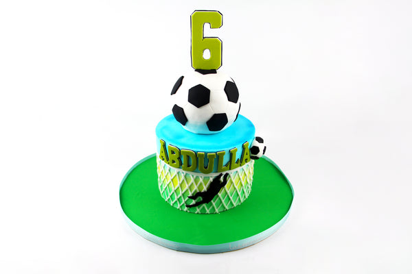 Football Birthday Cake - كيكة كرة قدم
