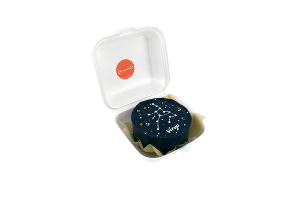 Virgo Zodiac Design Mini Cake-كيكة حجم صغير بتصميم برج العذراء