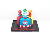 Super Heroes Birthday Cake II - كيكة على شكل شخصيه كرتونيه