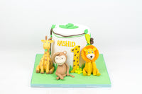Animal World Cake - كيكة مزينه باشكال حيوانات