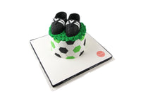 Football Shoe Cake - كيكه كره قدم شكل حذاء