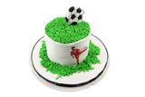 Round Football Cake II - II كيكه كره القدم دائريه