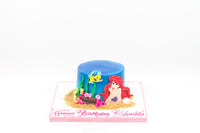 Mermaid Character Cake - كيكة على شكل شخصيه كرتونية