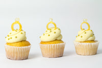Bridal Shower Engagement Ring Cupcakes -كب كيك بتصميم خاص