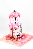 Pink Blossom Birthday Cake - كيكة يوم ميلاد